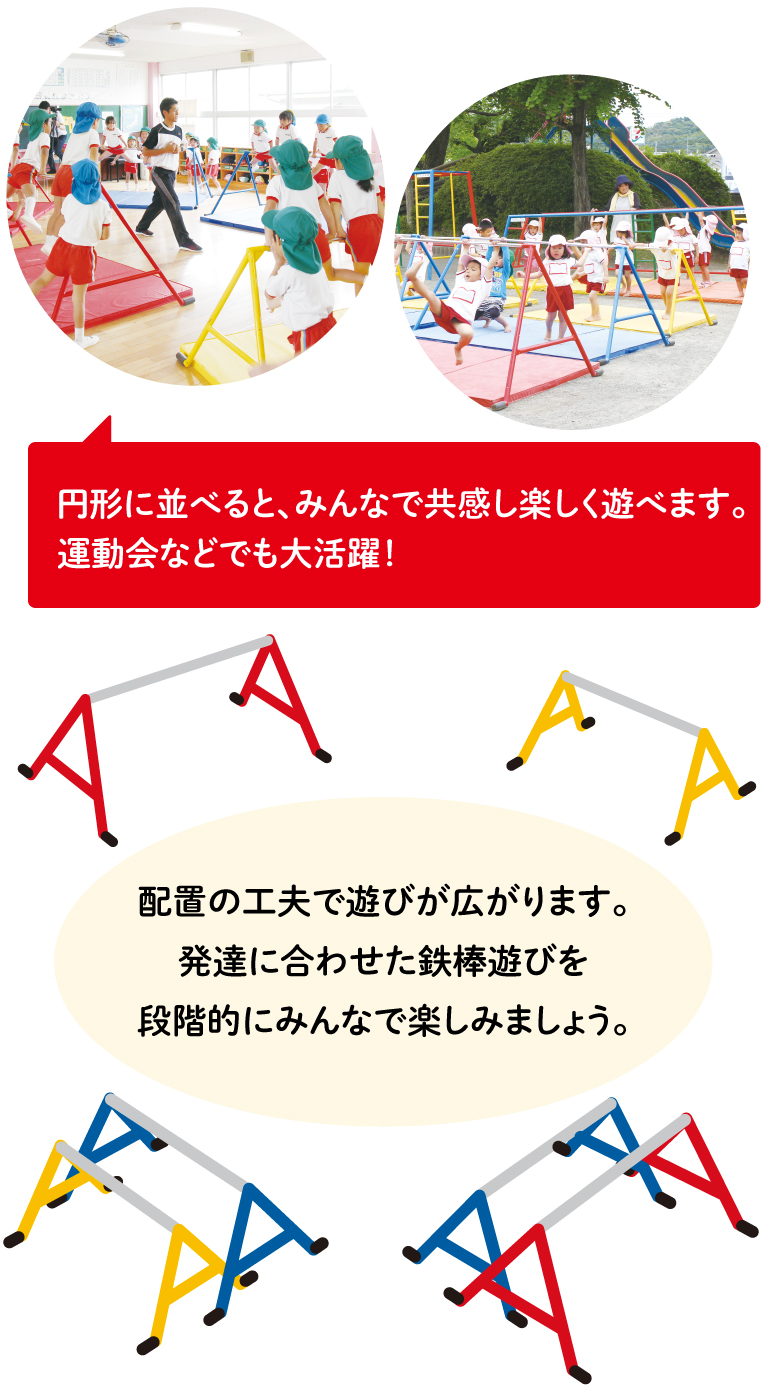 テクノロマン® 鉄棒 