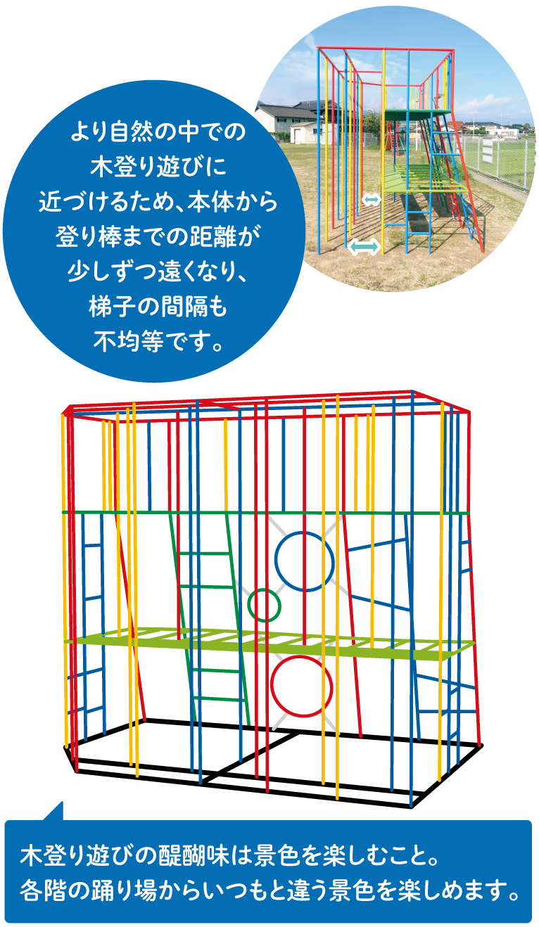 ジャングル登降棒