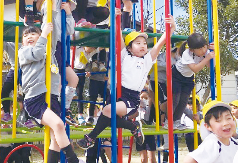 忍者渡り→登る