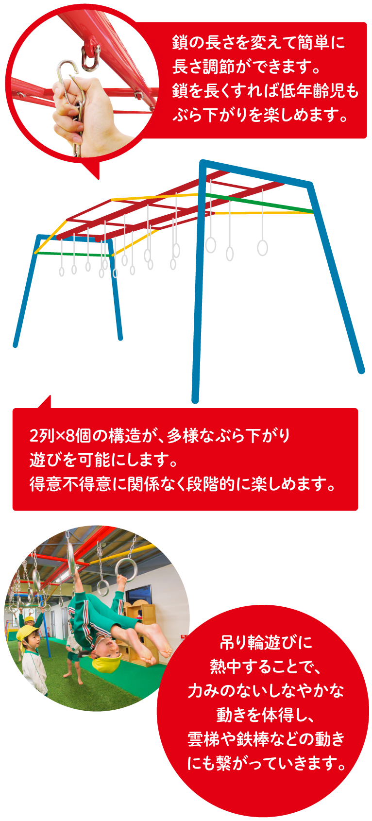  テクノロマン® 吊り輪